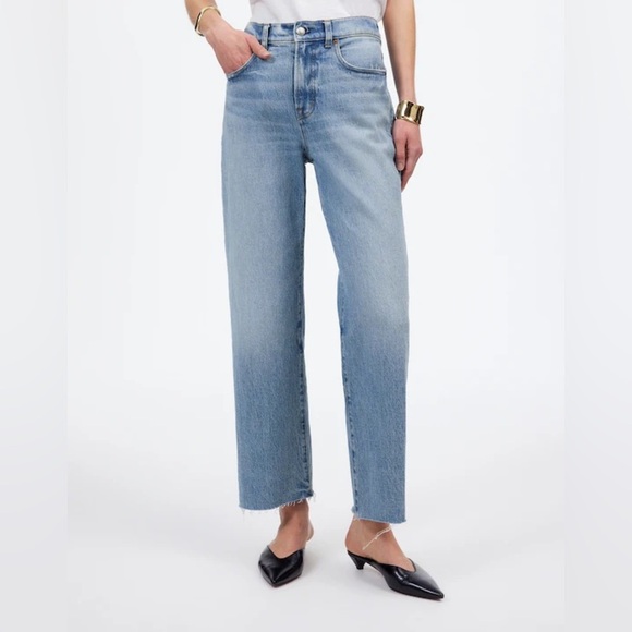Madewell Perfect Vintage Wide-Leg Crop Jeans – Size 23 NWT $138 - Picture 2 of 10